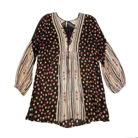 FREE PEOPLE Rain Or Shine Peasant Oversized Blouse - Picture 4 of 11
